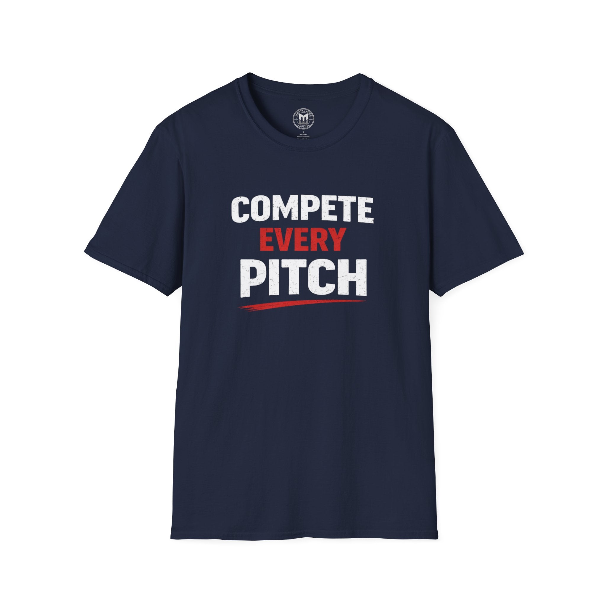 Compete Every Pitch Baseball T-Shirt