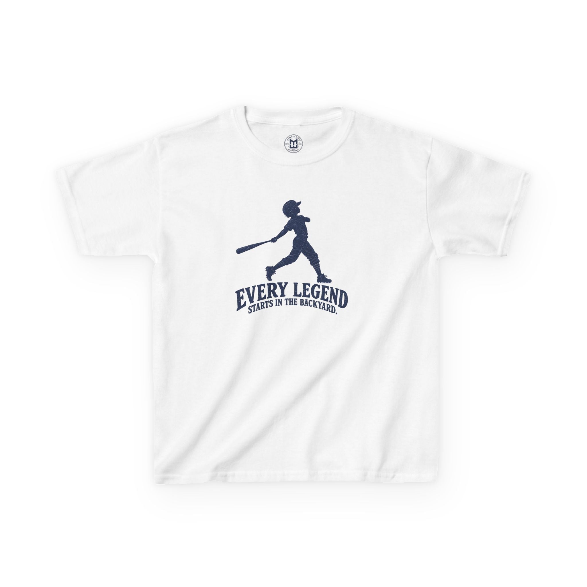 Kids T-Shirt — "Every Legend Starts in the Backyard" Baseball Tee