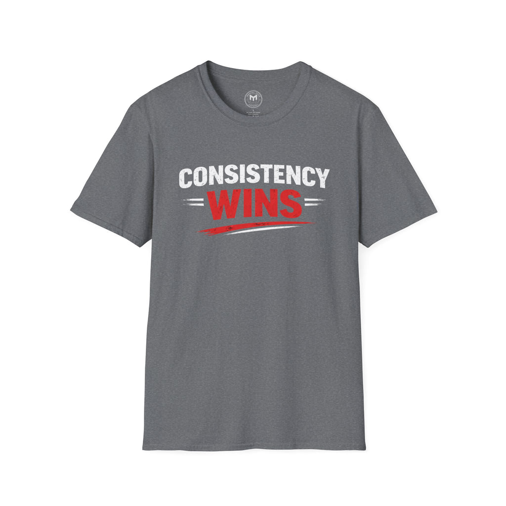 Consistency Wins T-Shirt — Motivational  Success Tee