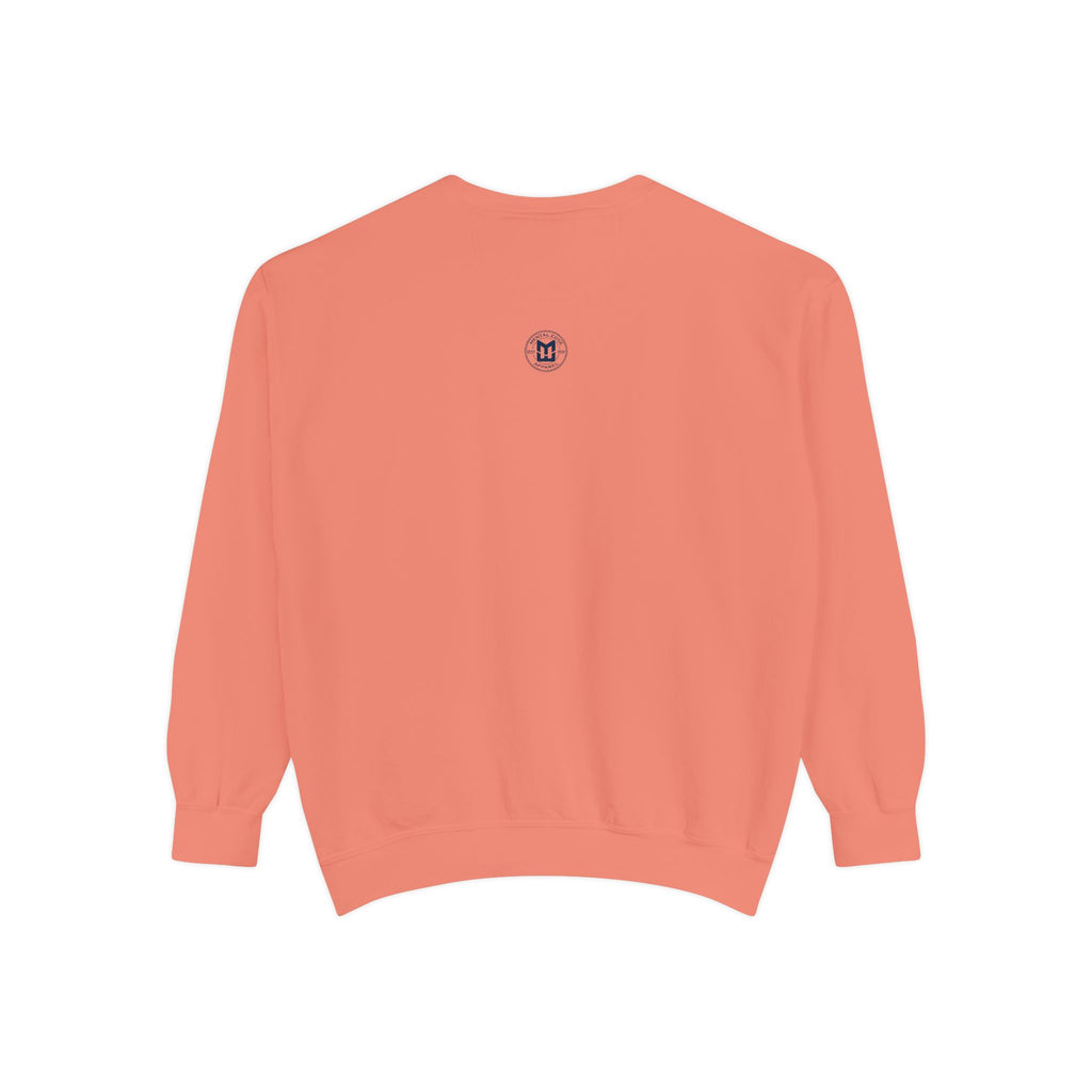 Baseball Unisex Sweatshirt - "Live Love Baseball" Vintage Sunset Crewneck