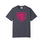 ME Mental Edge Baseball Plate T‑Shirt — Pink Monogram Graphic Comfort Colors Tee