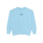 Baseball Vibes Sweatshirt — Minimalist White Crewneck