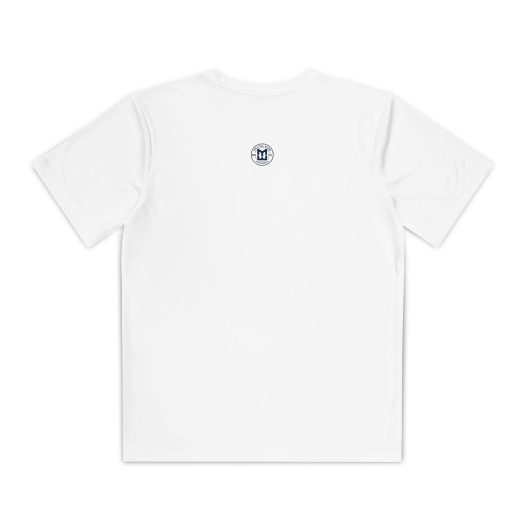 Live Love Baseball Youth Dri Fit Tee — Sunset Palm Baseball Player Shirt