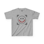 Kids T-Shirt — "Smily Baseball Seams Face" Baseball Tee