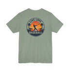 Baseball Tee — "Live Love Baseball" Vintage Sunset Unisex T-Shirt