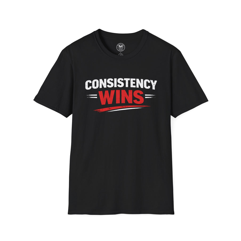Consistency Wins T-Shirt — Motivational  Success Tee