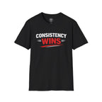 Consistency Wins T-Shirt — Motivational  Success Tee