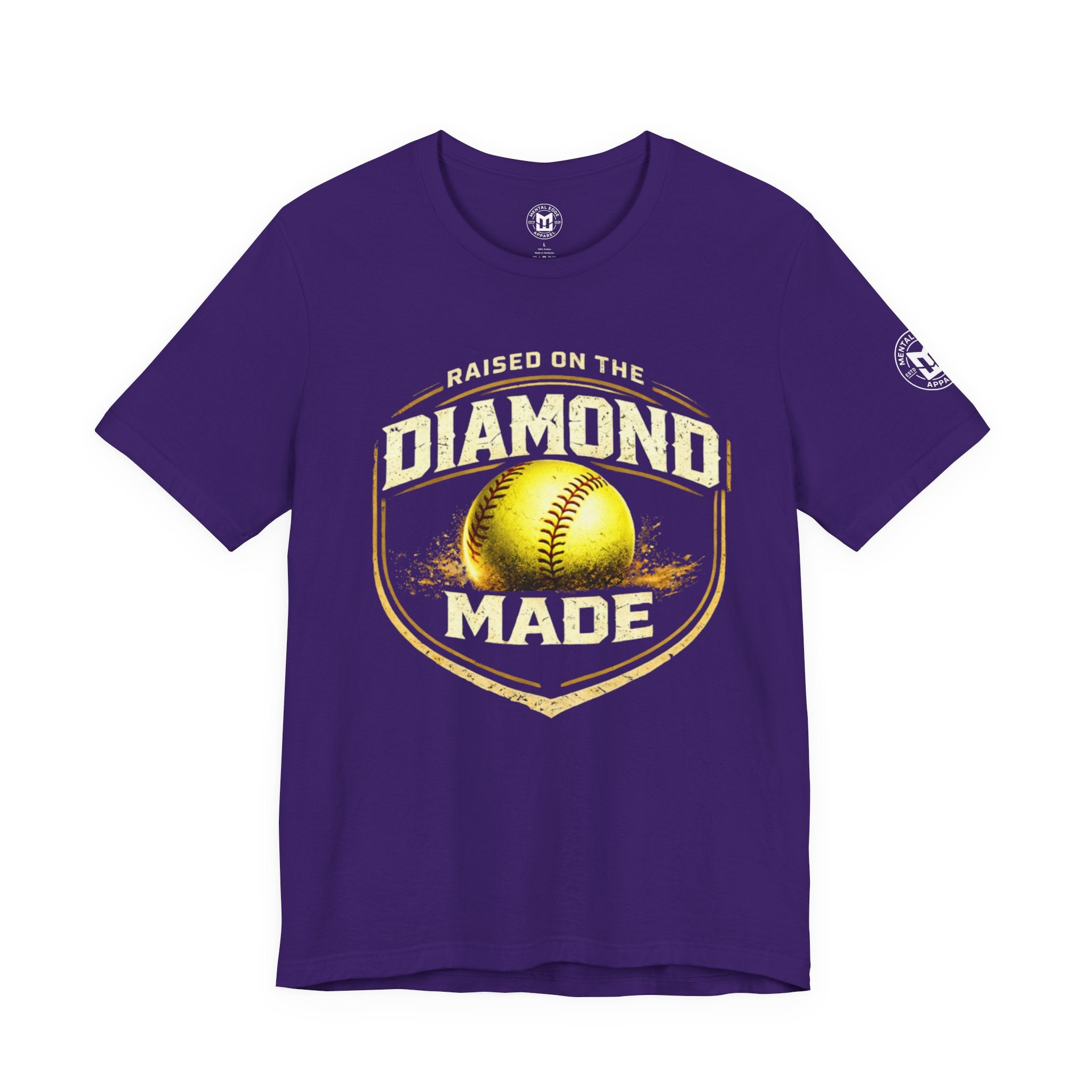 Raised on the Diamond Made Softball Tee