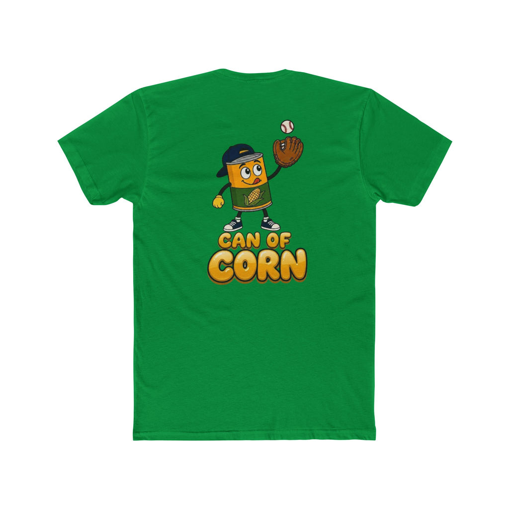 Can of Corn Baseball T‑Shirt - Two Sided