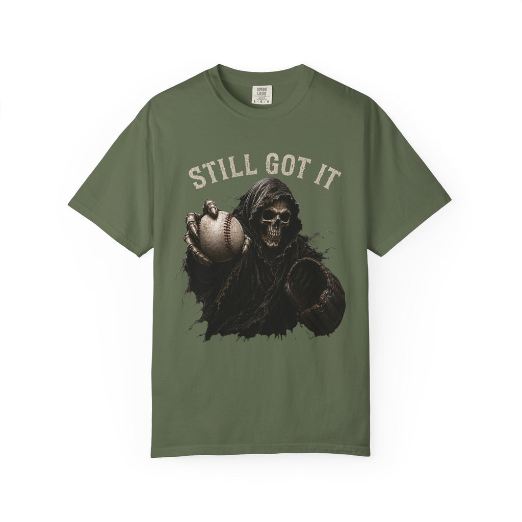 Still Got It Baseball Tee — Vintage Reaper Baseball T-Shirt