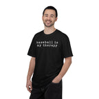Adult Unisex "baseball is my therapy" Comfort Colors Garment-Dyed T-shirt