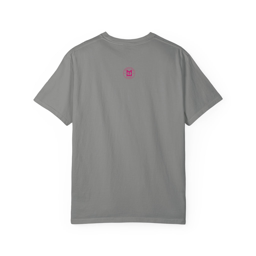 ME Mental Edge Baseball Plate T‑Shirt — Pink Monogram Graphic Comfort Colors Tee