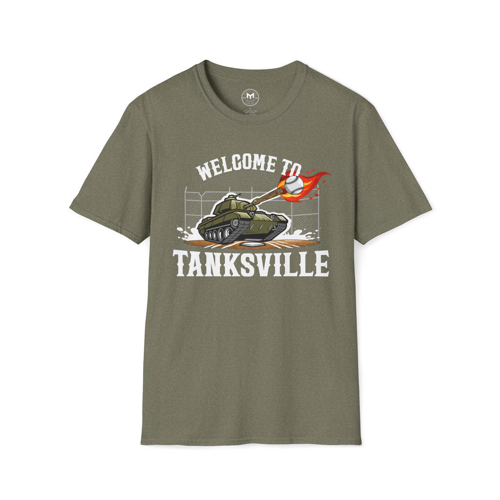 Welcome to Tanksville Tank Adult T-Shirt