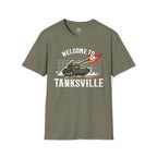 Welcome to Tanksville Tank Adult T-Shirt