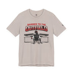 Banned to the Outfield Womans Baseball Tee – Funny Coach/Player Sideline Shirt