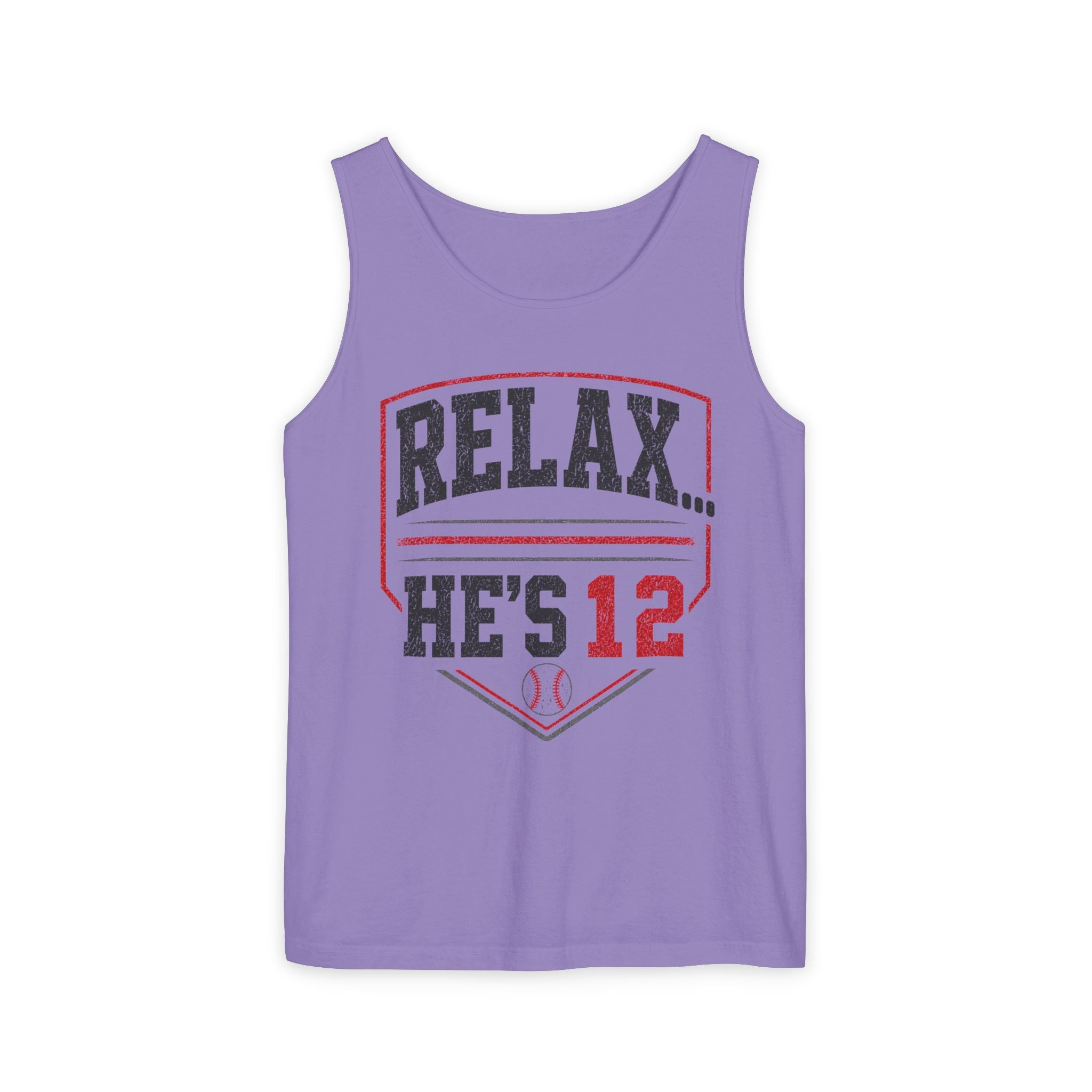 Relax... He's 12 Parent Tank Top