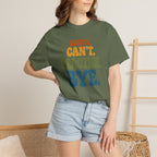 Sorry, Can’t Practice, Bye. Comfort Colors Retro Typography Graphic Tee