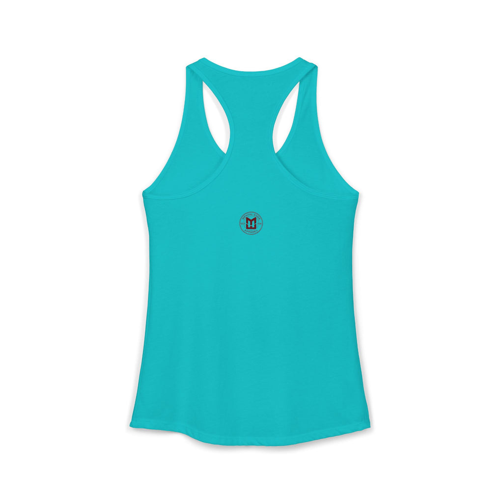 Relax He's 10 Baseball Moms Racerback Tank