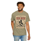 Adult Unisex "Chin Music Enforcer of Heat" Baseball Pitchers Comfort Colors Garment-Dyed T-shirt