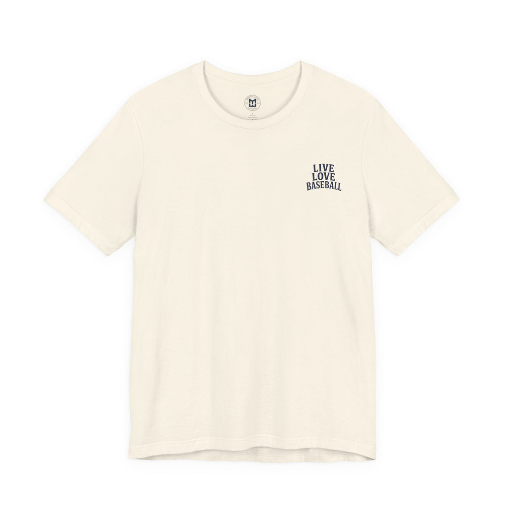 Baseball Tee — "Live Love Baseball" Vintage Sunset Unisex T-Shirt