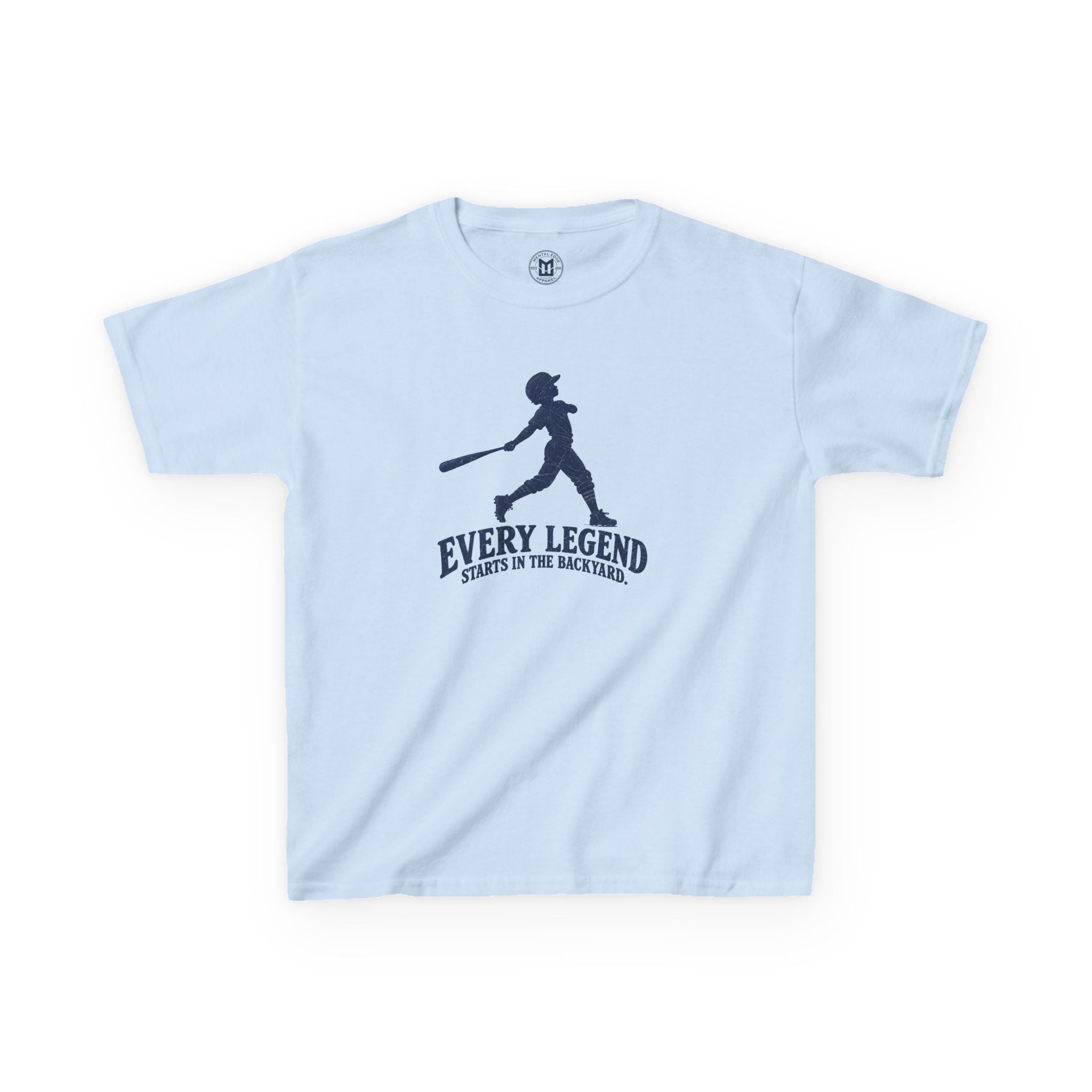 Kids T-Shirt — "Every Legend Starts in the Backyard" Baseball Tee