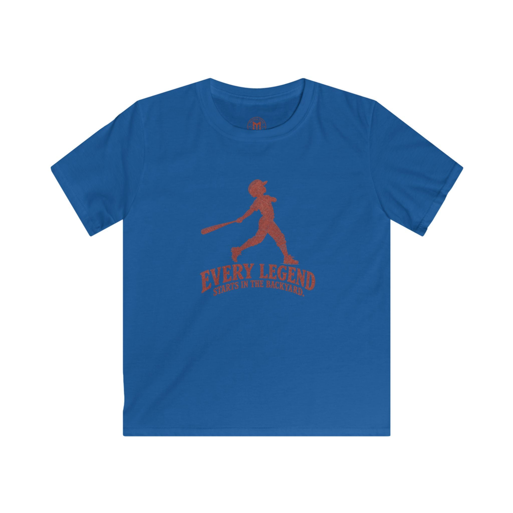 Kids Baseball Tee — "Every Legend Starts in the Backyard" Youth Baseball T‑Shirt