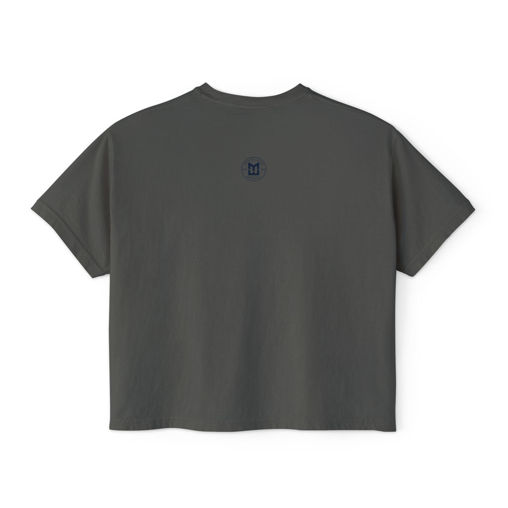 Live Love Baseball Women's Boxy Tee – Retro Sunset Palm Baseball Shirt