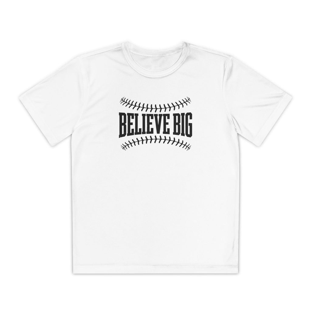 Believe Big Youth Baseball Dri Fit Tee