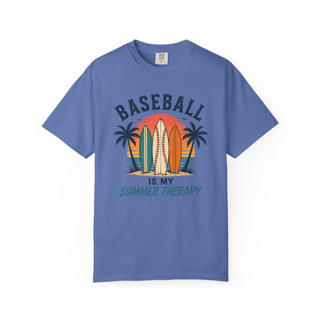 Baseball Is My Summer Therapy T-Shirt