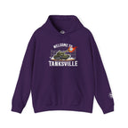 Welcome to Tanksville Hoodie — Military Tank Graphic Pullover