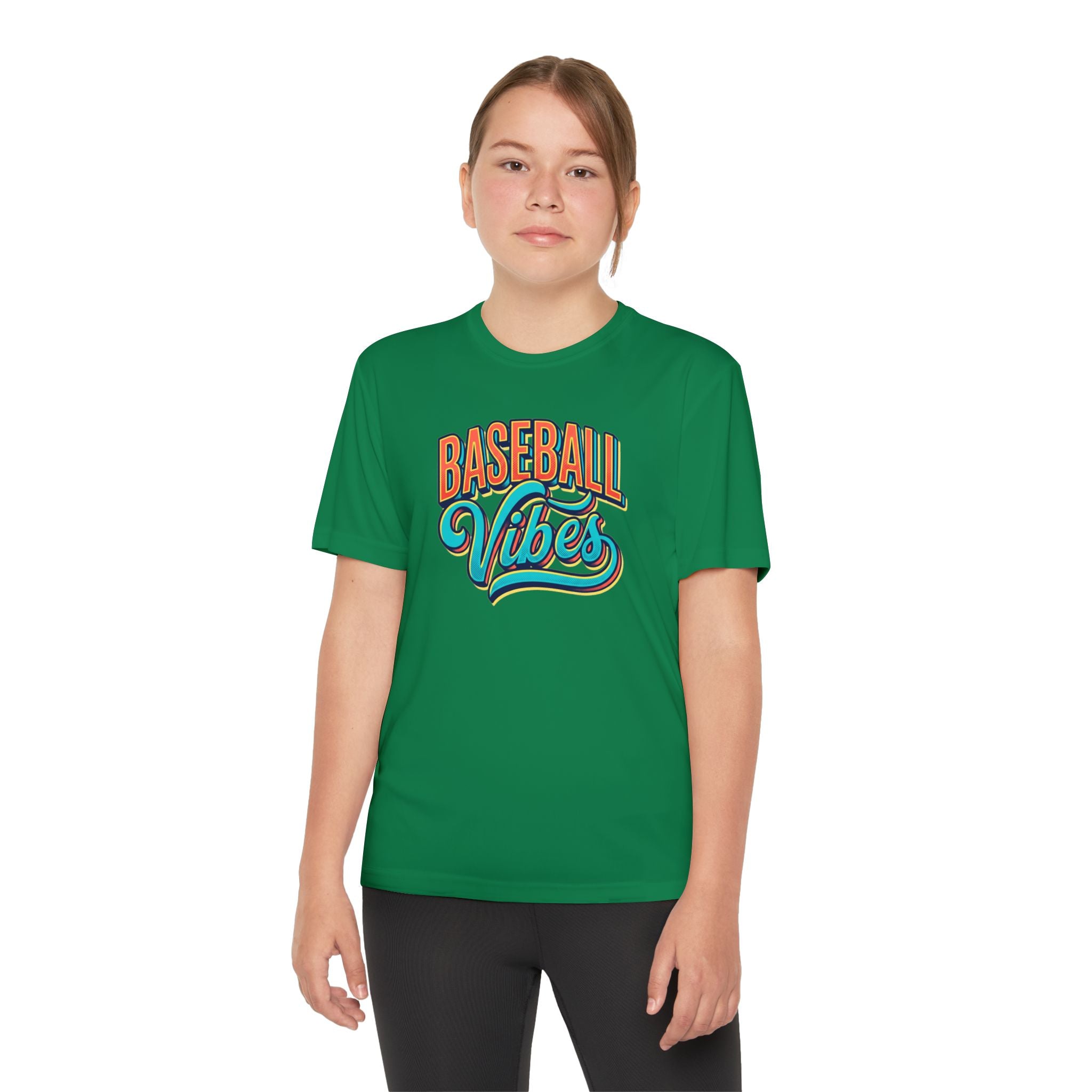 Youth Baseball Vibes Dri-Fit Tee