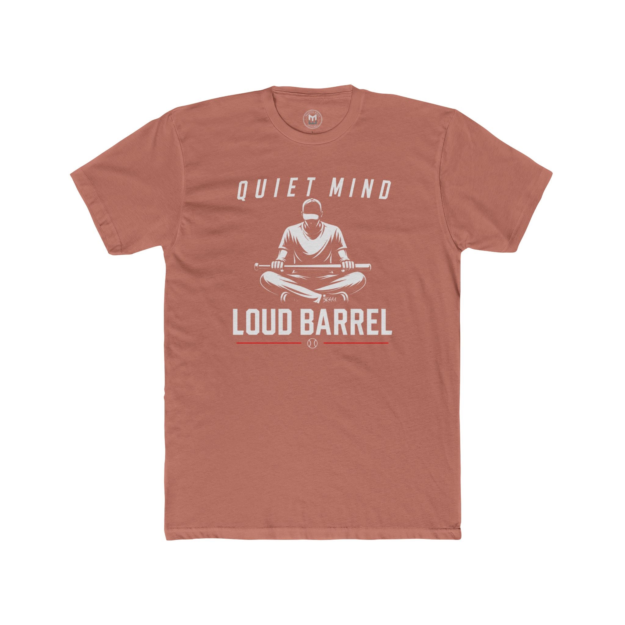 Quiet Mind Loud Barrel Tee Baseball Mindset Tee
