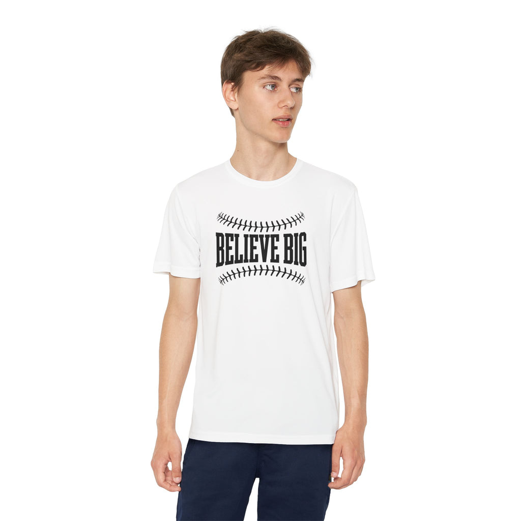 Believe Big Youth Baseball Dri Fit Tee
