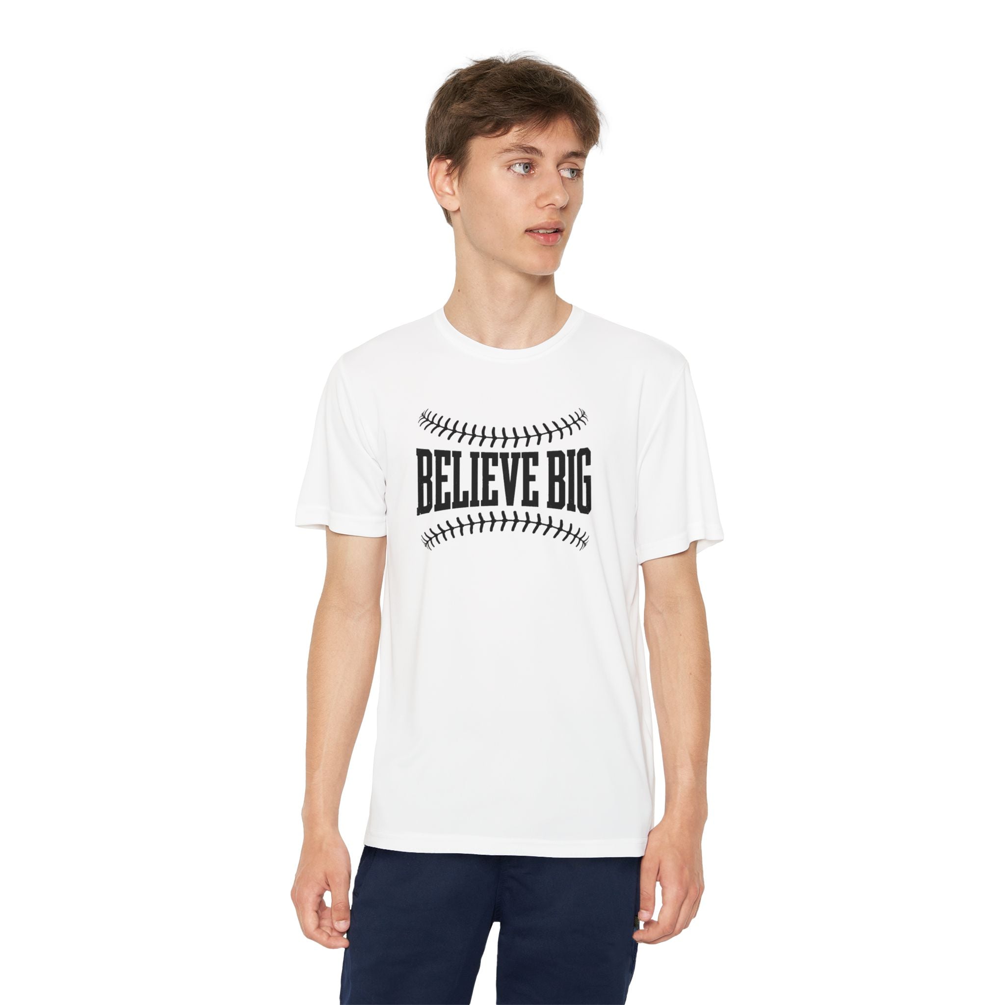 Believe Big Youth Baseball Dri Fit Tee