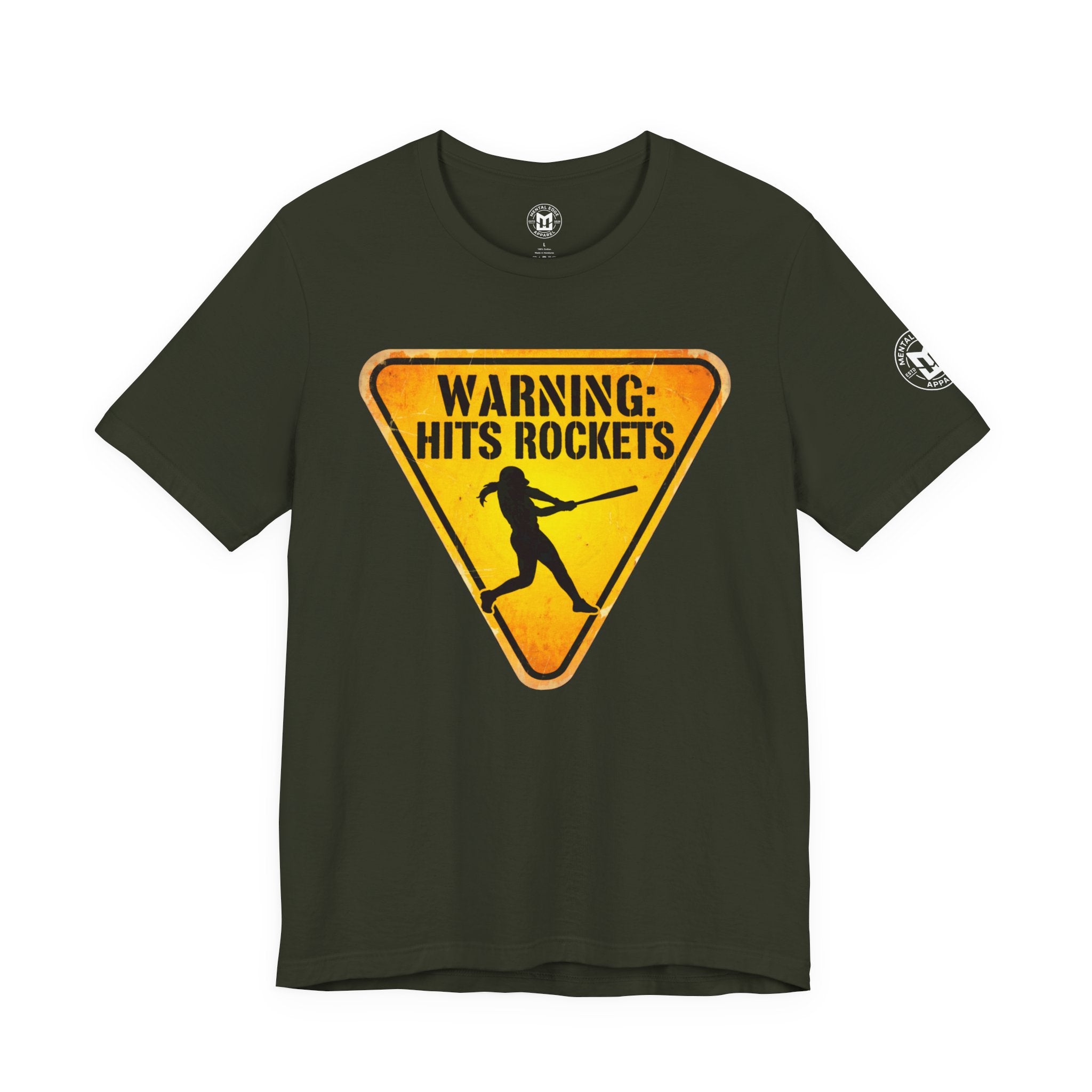 Warning: Hits Rockets Softball T-Shirt