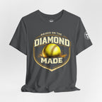 Raised on the Diamond Made Softball Tee