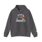 Welcome to Tanksville Hoodie — Military Tank Graphic Pullover