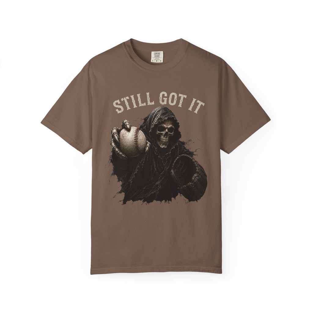 Still Got It Baseball Tee — Vintage Reaper Baseball T-Shirt