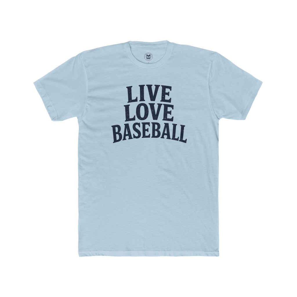 Live Love Baseball T-Shirt — Classic Baseball Tee for Fans
