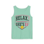 Relax She’s 11 Softball Parent Tank Top