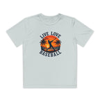 Live Love Baseball Youth Dri Fit Tee