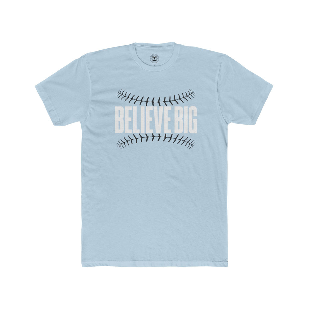 Believe Big Baseball Tee — Inspirational Sports Shirt