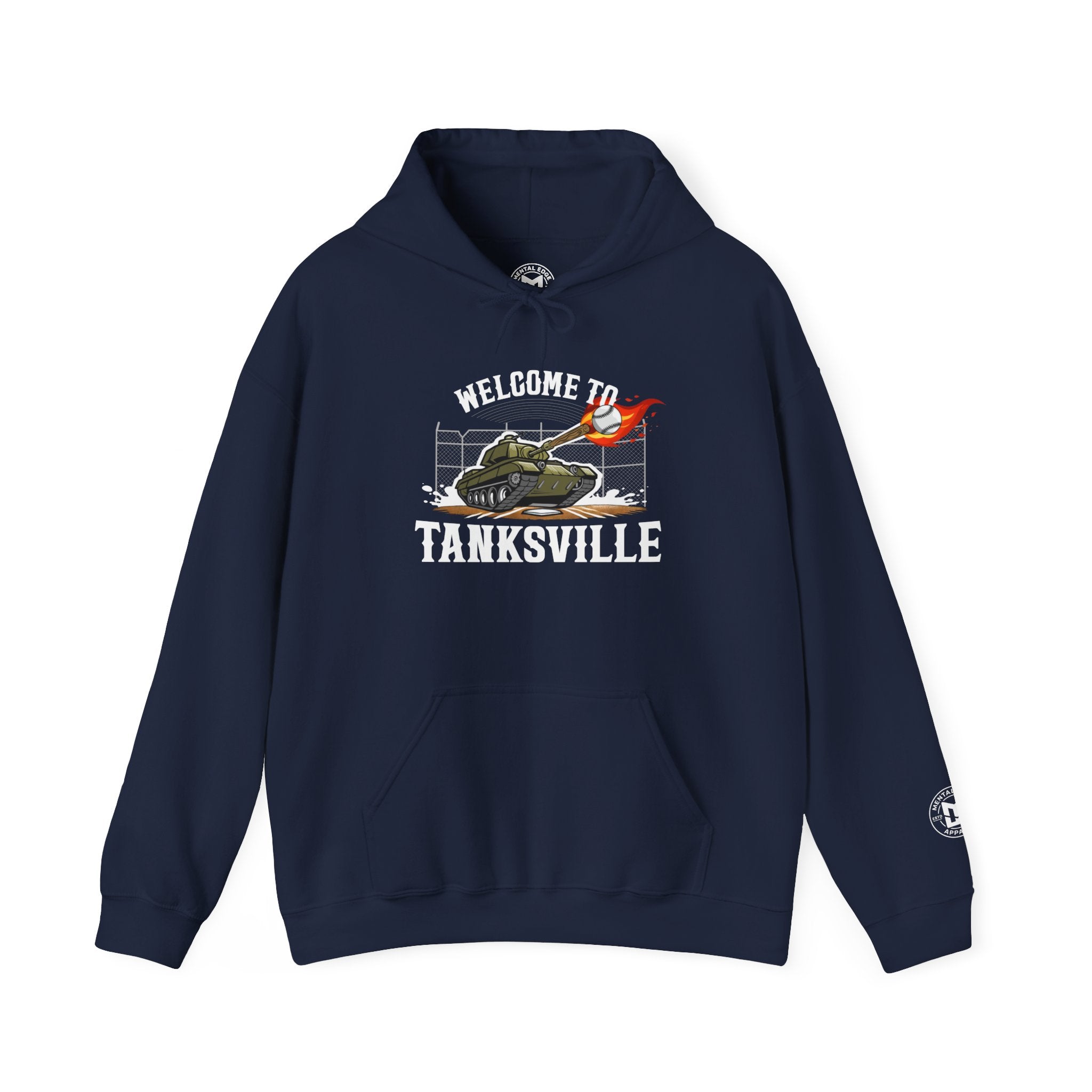 Welcome to Tanksville Hoodie — Military Tank Graphic Pullover