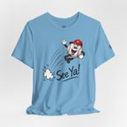 See Ya! Women's Baseball Cartoon Heater Tee