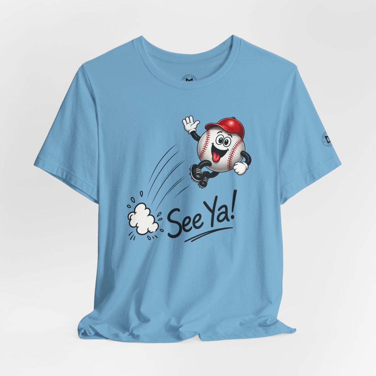 See Ya! Women's Baseball Cartoon Heater Tee