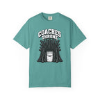 Coaches Throne Bucket Black Bat T-Shirt — Unisex Baseball/Softball Coach Gift