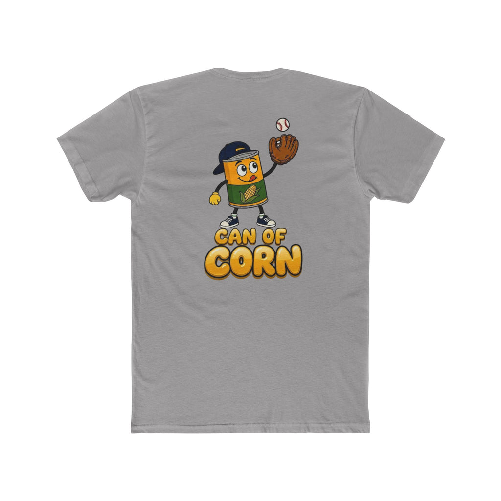 Can of Corn Baseball T‑Shirt - Two Sided