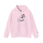 See Ya! Baseball Heater Character Hoodie — Retro Baseball Graphic Pullover