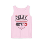 Relax… He’s 13 Baseball Parent Tank Top