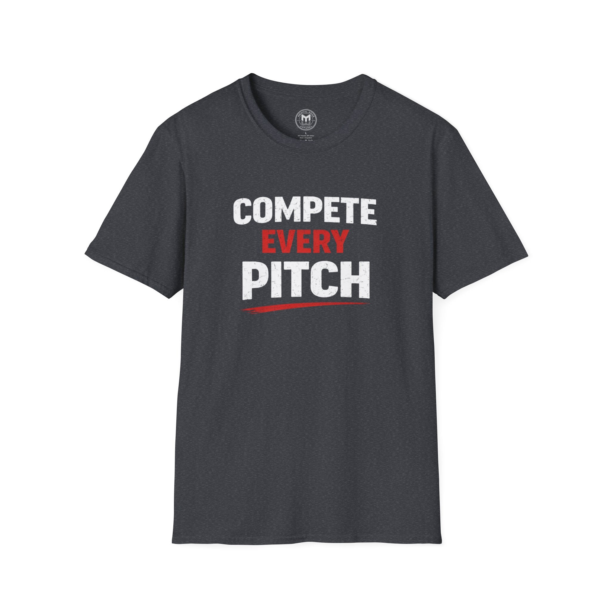 Compete Every Pitch Baseball T-Shirt